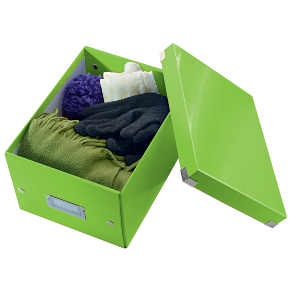 Caja De Almacenaje Pequeña Click & Store Wow De Leitz Verde