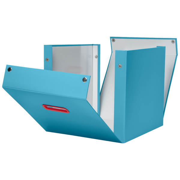 Caja De Almacenamiento Click & Store Cúbica Grande Leitz Cosy Azul Calma