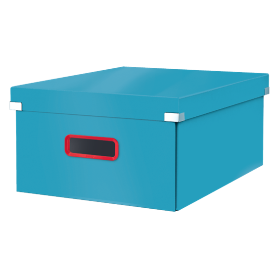 Caja De Almacenamiento Click & Store Grande Leitz Cosy Azul Calma