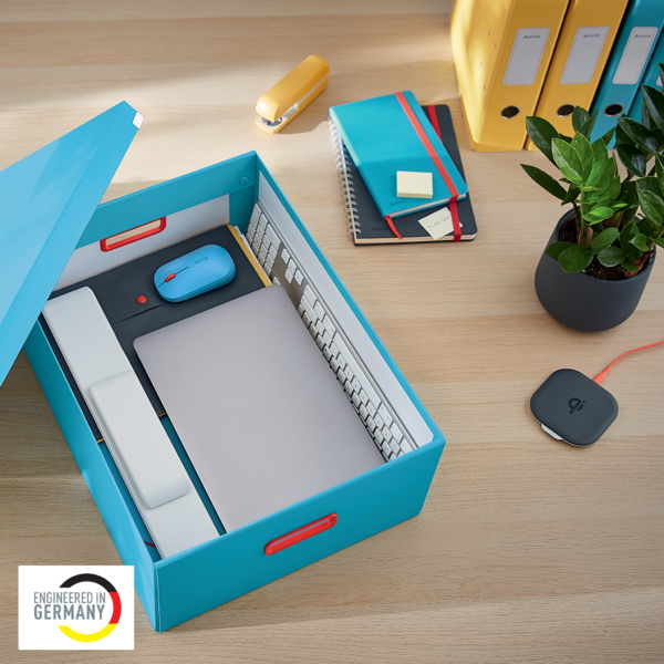 Caja De Almacenamiento Click & Store Grande Leitz Cosy Azul Calma