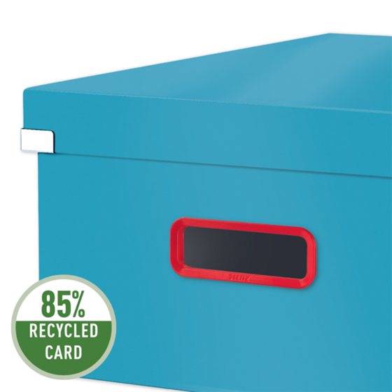 Caja De Almacenamiento Click & Store Grande Leitz Cosy Azul Calma