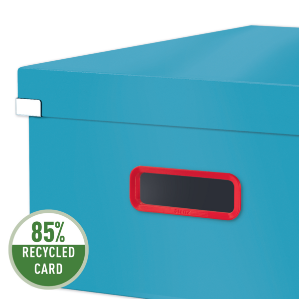 Caja De Almacenamiento Click & Store Grande Leitz Cosy Azul Calma