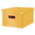 Caja De Almacenamiento Click & Store Mediana Leitz Cosy Amarillo Cálido