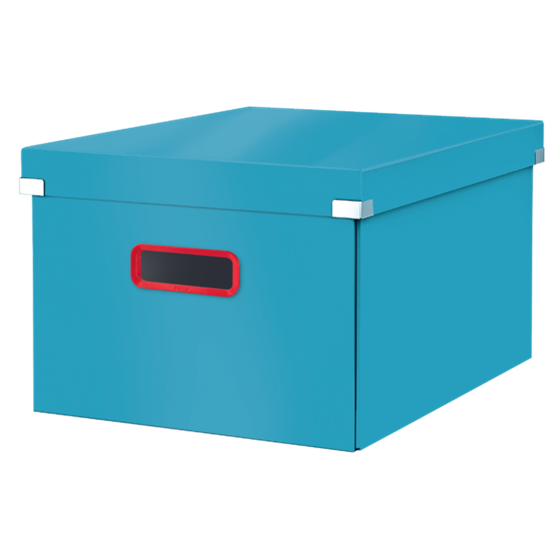 Caja De Almacenamiento Click & Store Mediana Leitz Cosy Azul Calma