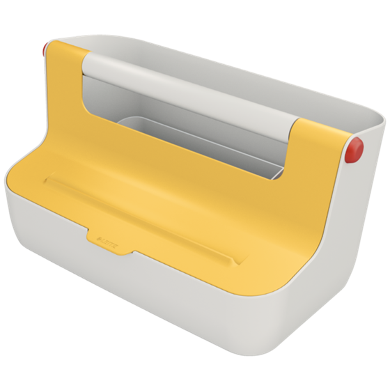 Caja De Almacenamiento Portátil Leitz Cosy Amarillo Cálido