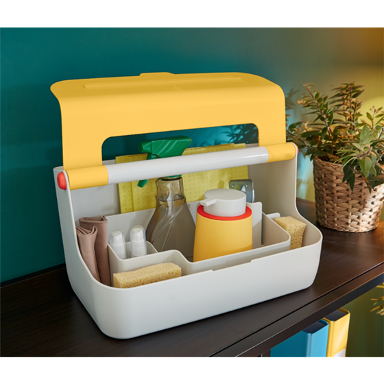 Caja De Almacenamiento Portátil Leitz Cosy Amarillo Cálido