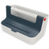 Caja De Almacenamiento Portátil Leitz Cosy Gris Terciopelo