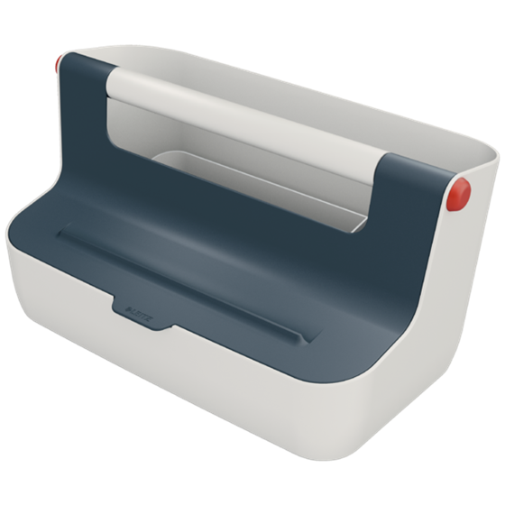 Caja De Almacenamiento Portátil Leitz Cosy Gris Terciopelo