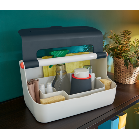 Caja De Almacenamiento Portátil Leitz Cosy Gris Terciopelo