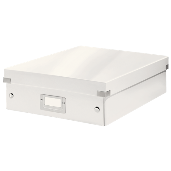 Caja Organizadora Mediana Click & Store Wow De Leitz Blanco