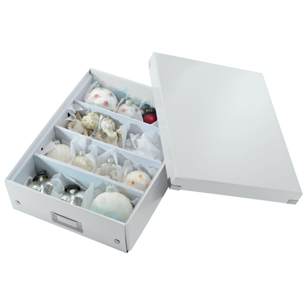 Caja Organizadora Mediana Click & Store Wow De Leitz Blanco