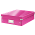 Caja Organizadora Mediana Click & Store Wow De Leitz Fucsia