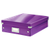 Caja Organizadora Mediana Click & Store Wow De Leitz Púrpura