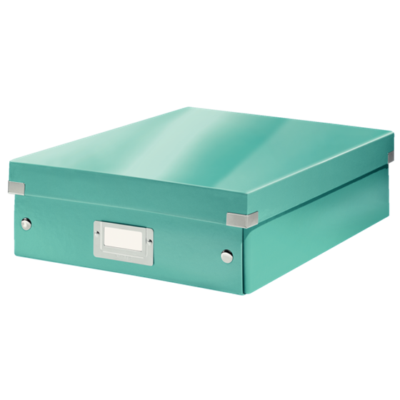 Caja Organizadora Mediana Click & Store Wow De Leitz Turquesa