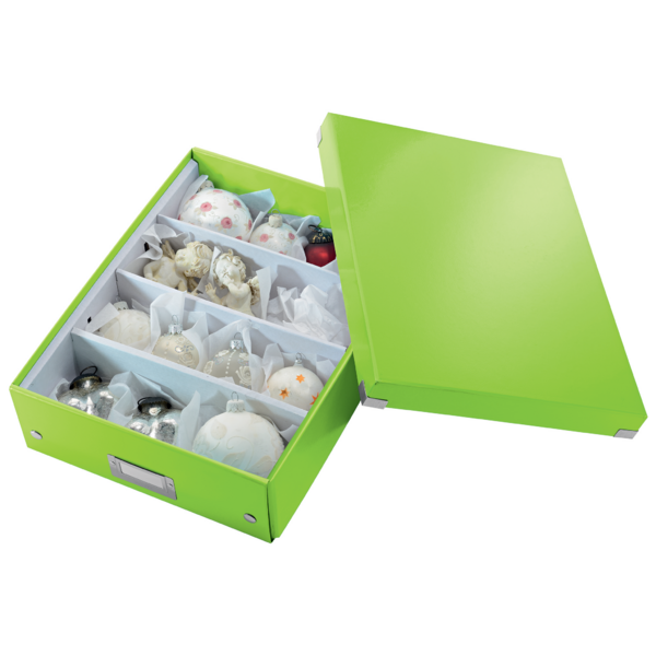 Caja Organizadora Mediana Click & Store Wow De Leitz Verde