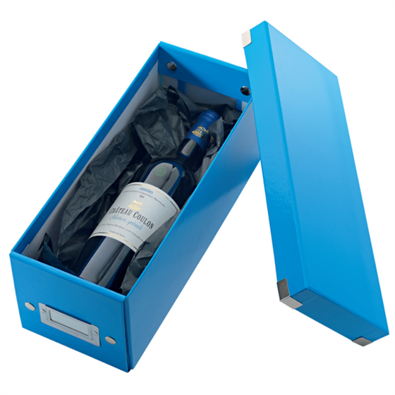 Caja Para Guardar Cds Click & Store Wow De Leitz Azul