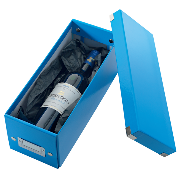 Caja Para Guardar Cds Click & Store Wow De Leitz Azul