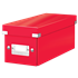 Caja Para Guardar Cds Click & Store Wow De Leitz Rojo