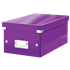 Caja Para Guardar Dvds Click & Store Wow De Leitz Púrpura