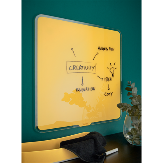 Leitz Mybox Cosy Bandeja Organizadora Larga Amarillo Cálido