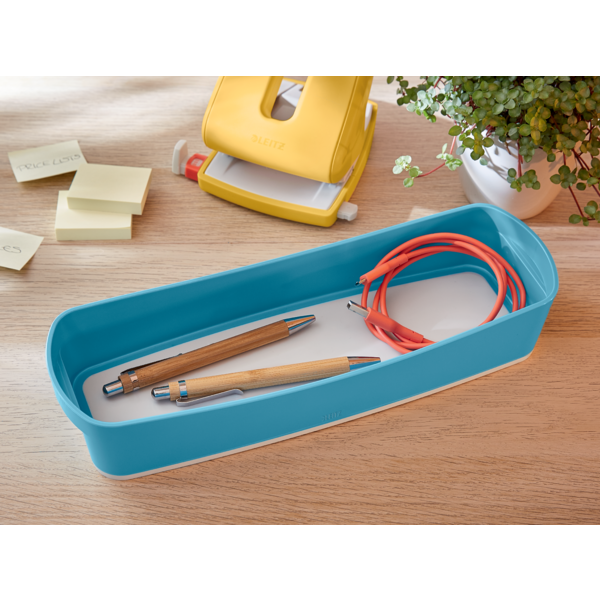 Leitz Mybox Cosy Bandeja Organizadora Larga Azul Calma