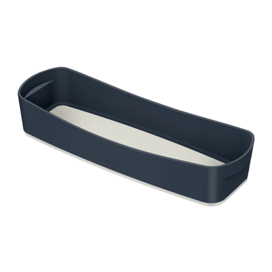 Leitz Mybox Cosy Bandeja Organizadora Larga Gris Terciopelo