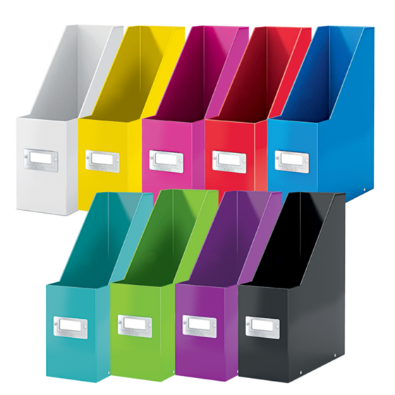 Revistero Click & Store Wow De Leitz Rojo