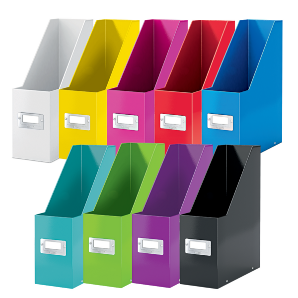 Revistero Click & Store Wow De Leitz Rojo