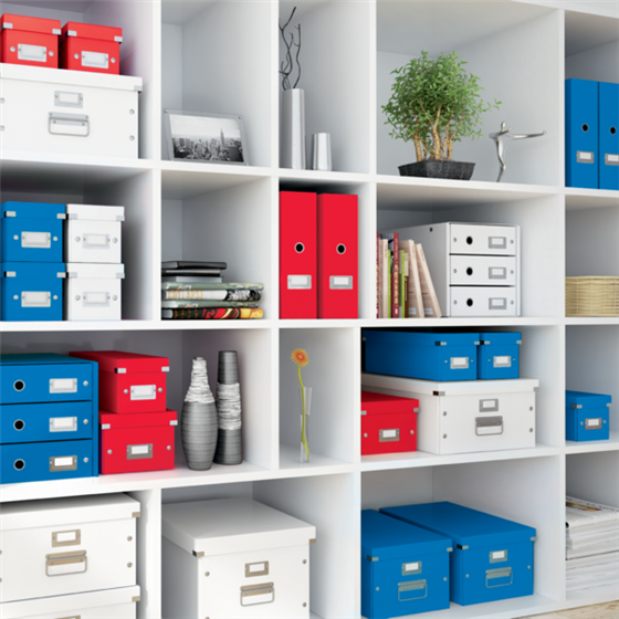 Revistero Click & Store Wow De Leitz Rojo