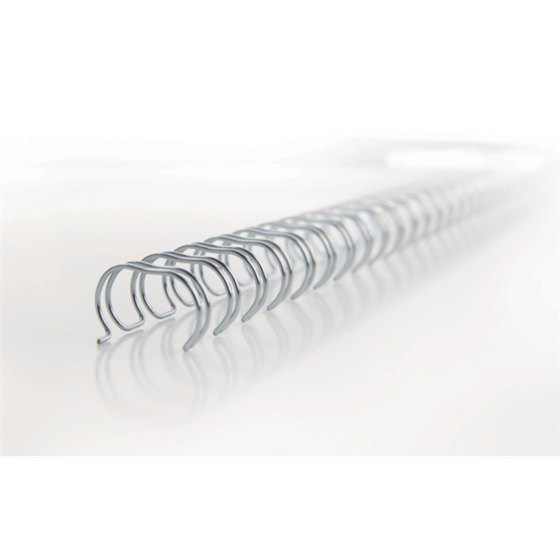 Wirebind Encuadernación GBC Nº6 (9.5 mm) (Caja 100), plata 