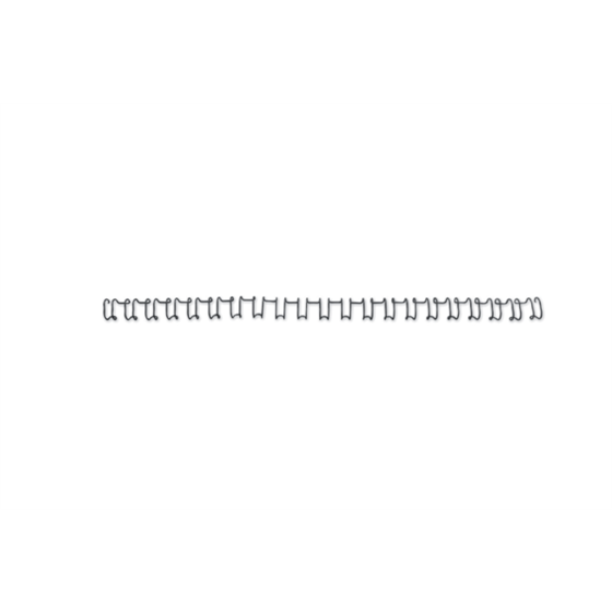 Canutillo GBC WIRE paso US 10MM (Caja 100), negro