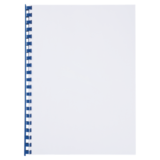 Canutillo plástico DIN A4 GBC 12 mm (Caja 100), azul