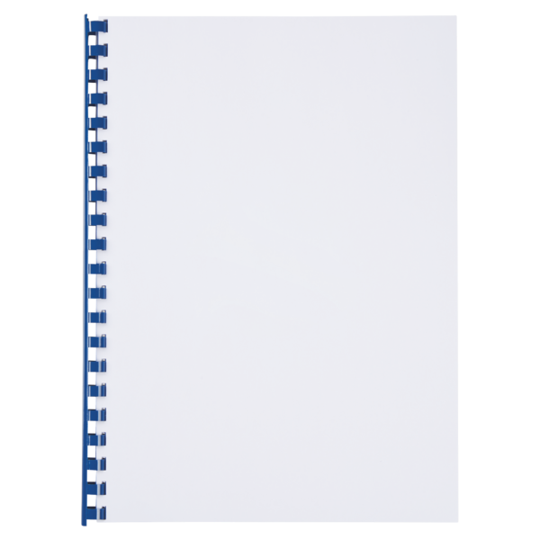 Canutillo plástico DIN A4 GBC 12 mm (Caja 100), azul