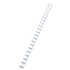 Canutillo plástico DIN A4 GBC 12 mm (Caja 100), blanco