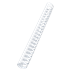 Canutillo plástico DIN A4 GBC 28 mm (Caja 50), blanco
