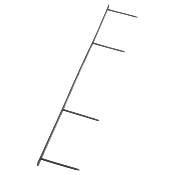 Bandas De Encuadernación Velobind De Gbc Negras De 45 Mm (25) Negro