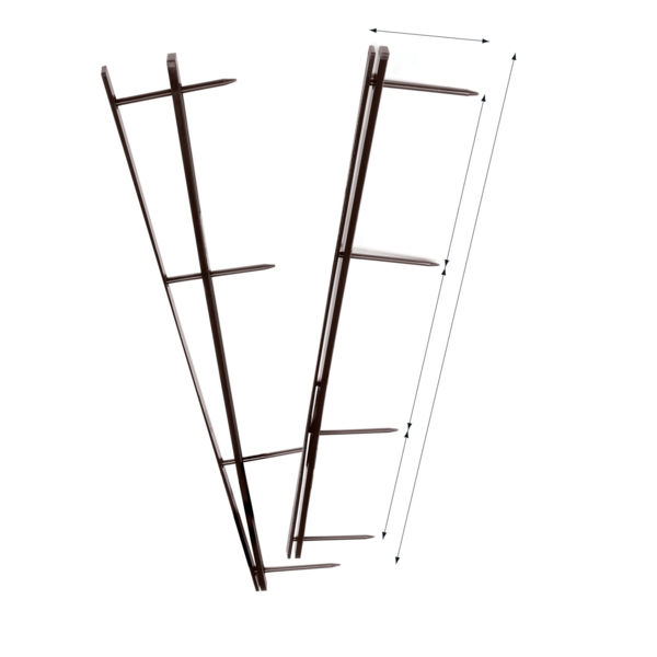 Bandas De Encuadernación Velobind De Gbc Negras De 45 Mm (25) Negro