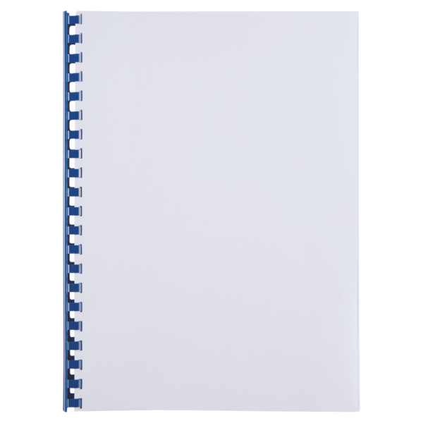 Canutillo plástico DIN A4 GBC 16 mm (Caja 100), azul